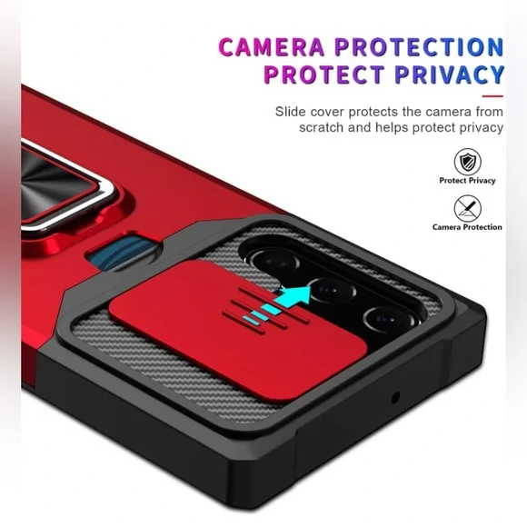 New Ysnzaq Military Grade Samsung Galaxy S22 Ultra 5G Case Navy Blue - Picture 3 of 8